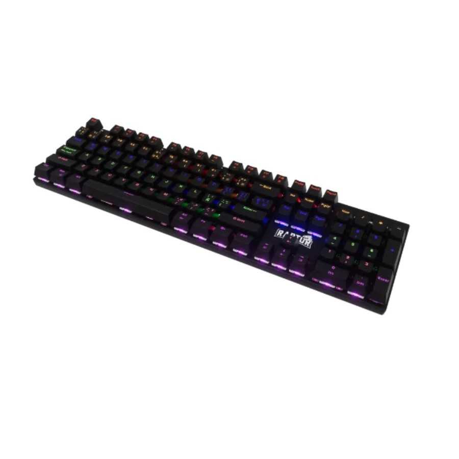 TECLADO RAPTOR FIRECLAW M104 MECANICO RETROILUMINADO SW RED — foto 2
