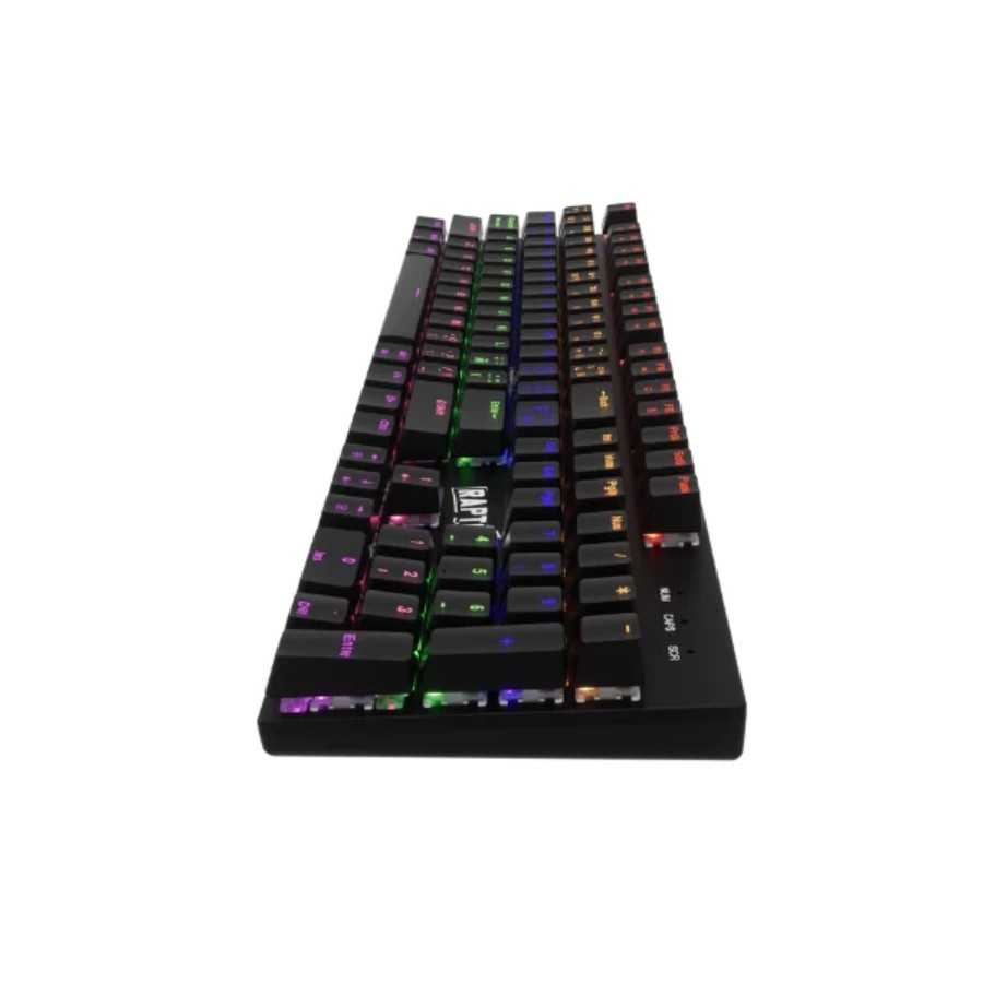 TECLADO RAPTOR FIRECLAW M104 MECANICO RETROILUMINADO SW RED — foto 3