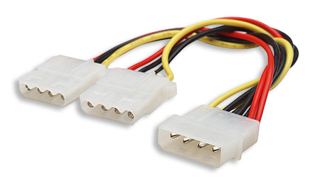 CABLE POWER Y 12V DE 5.25 A 2X5.25  0.25