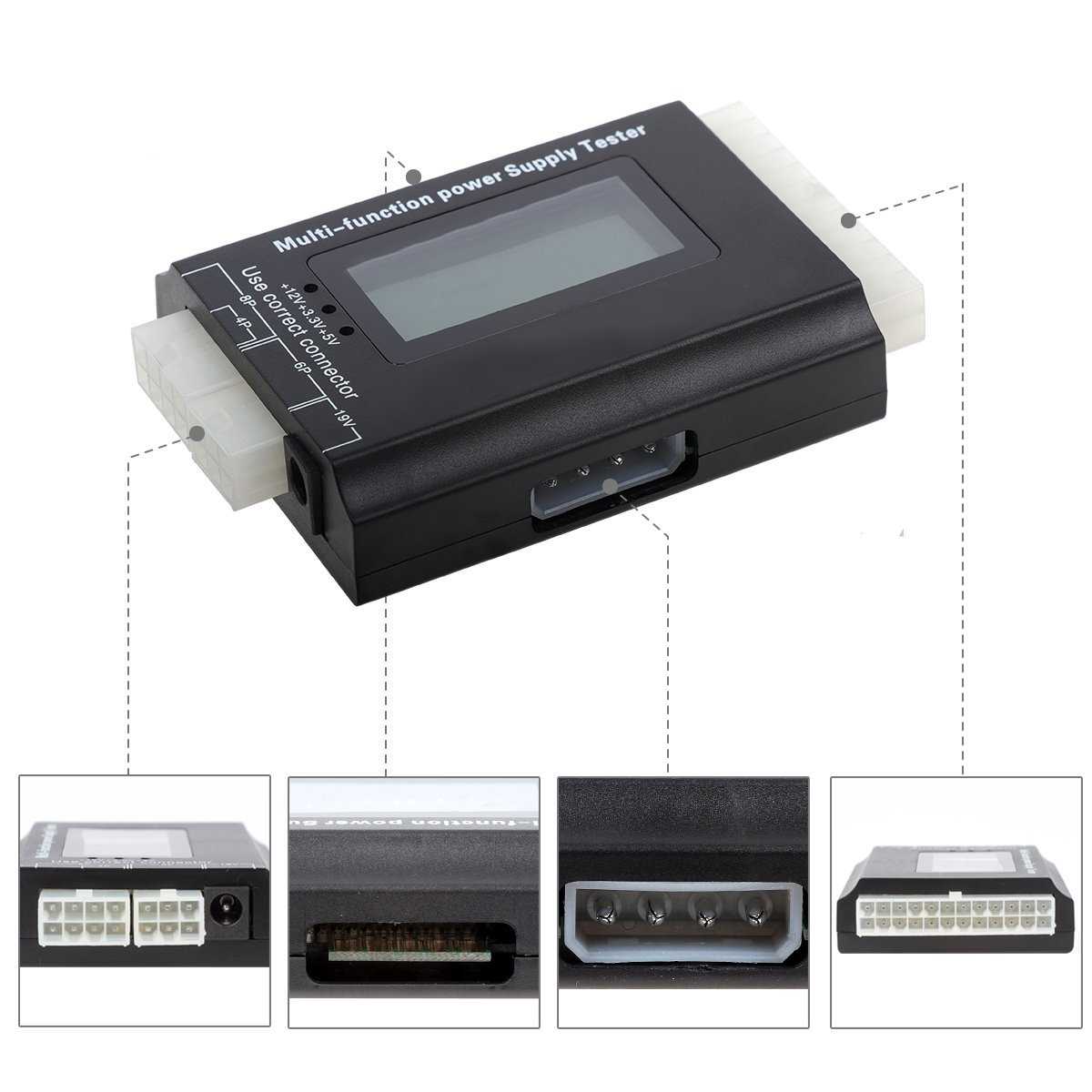 TESTER DIGITAL PARA FUENTES DE ALIMENTACION