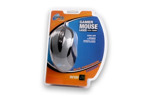 MOUSE NOGANET USB LASER 2200DPI NGM-9000