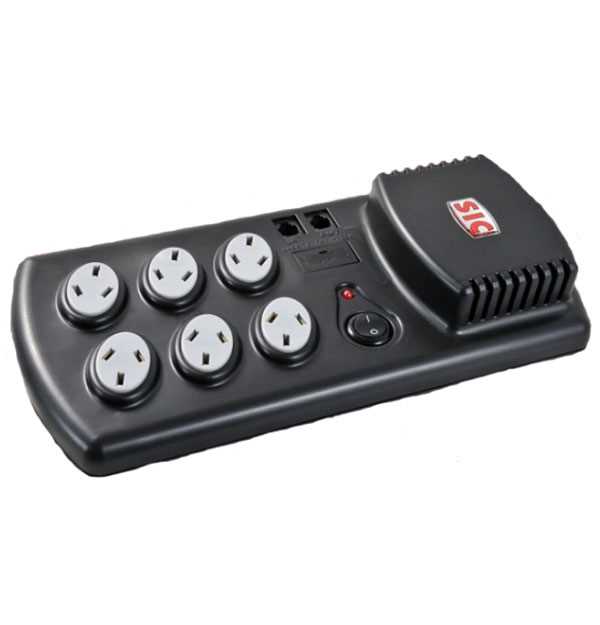 ESTABILIZADOR 1200VA SIC NEO DE 6 TOMAS