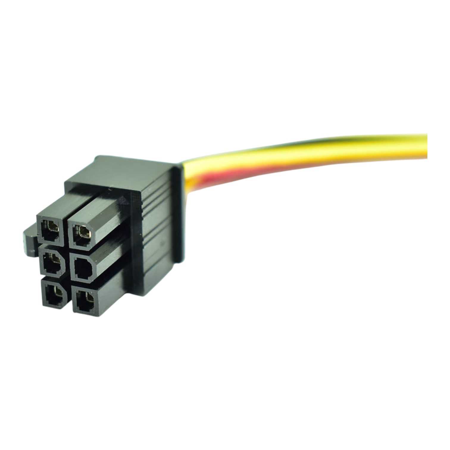 CABLE POWER ADAPTADOR DE 6 PINES A 2 MOLEX 12V NISUTA NSAD624