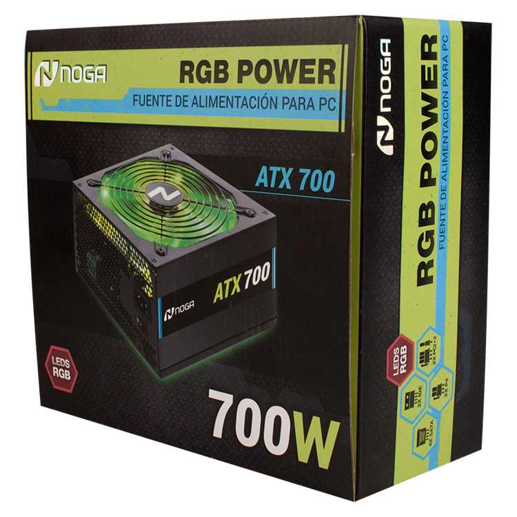 FUENTE PC 700W NOGANET 37A COOLER 120