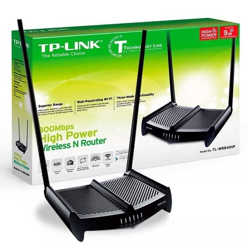 ROUTER WIFI 300N TP-LINK WR841HP (4 LAN + 1 WAN)