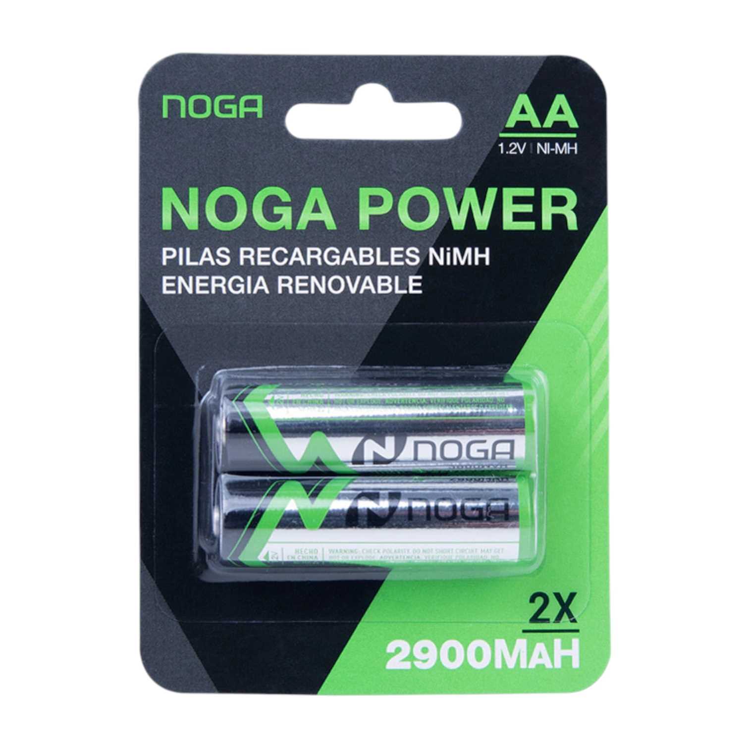 PILA RECARGABLE NOGANET AA 2900MAH NI-MH X2