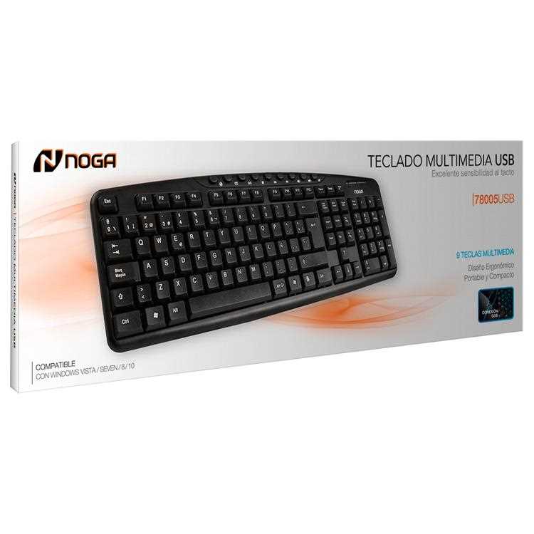 TECLADO NOGANET NKB-78005