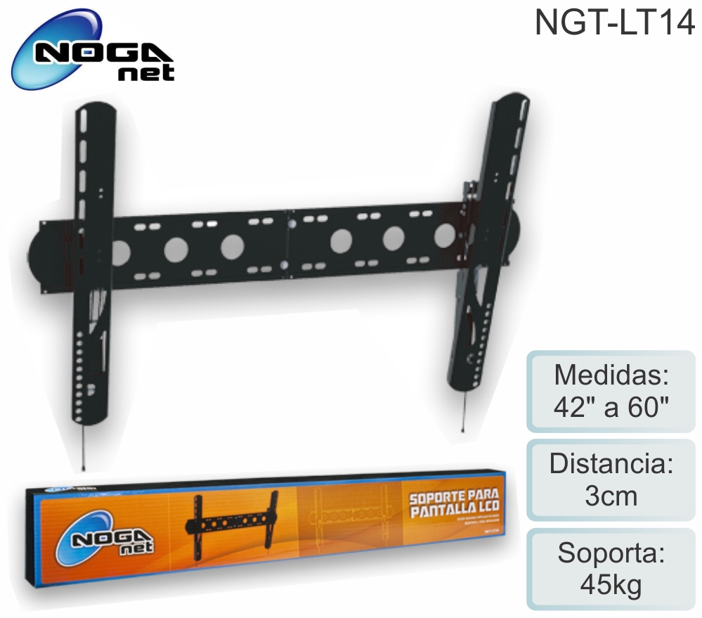 SOPORTE TV NOGANET NGT-LT14 32-60 HASTA 45KG
