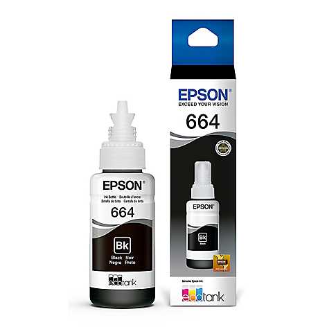 TINTA EPSON ORIGINAL 664 PARA L200/L210/355 BLACK