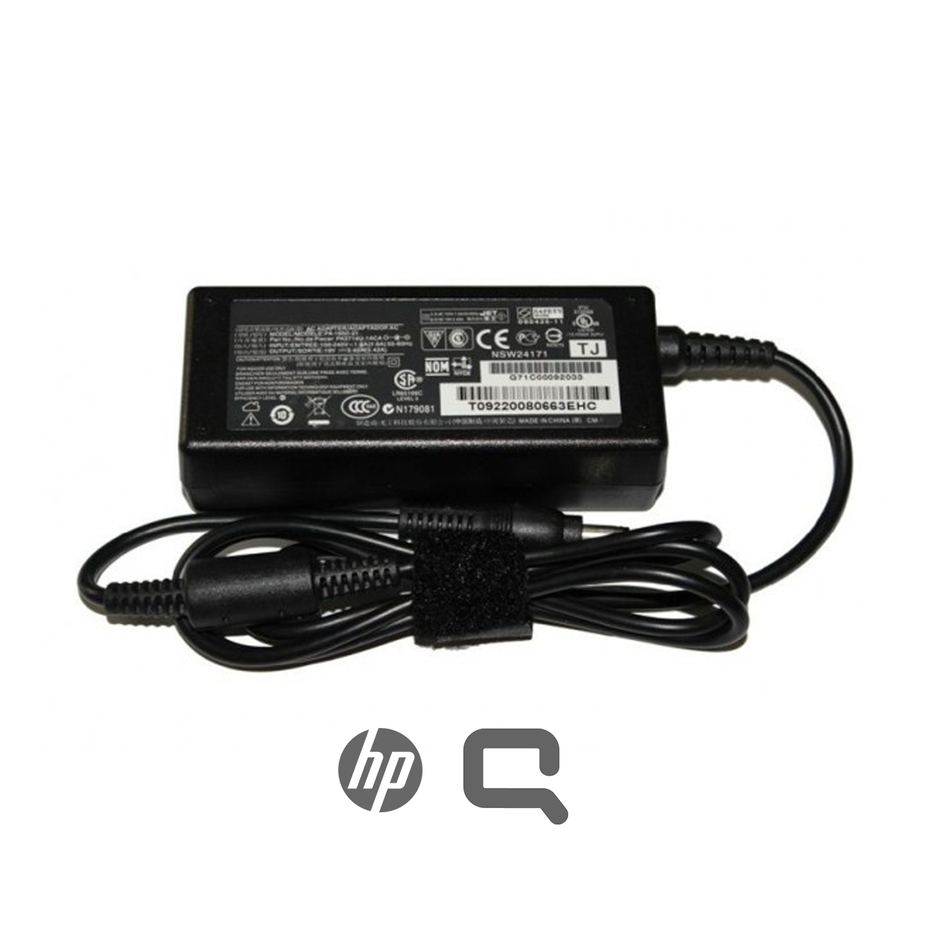 FUENTE NOTEBOOK ORIGINAL HP/COMPAQ 19V 4.74A PIN FINO 90W