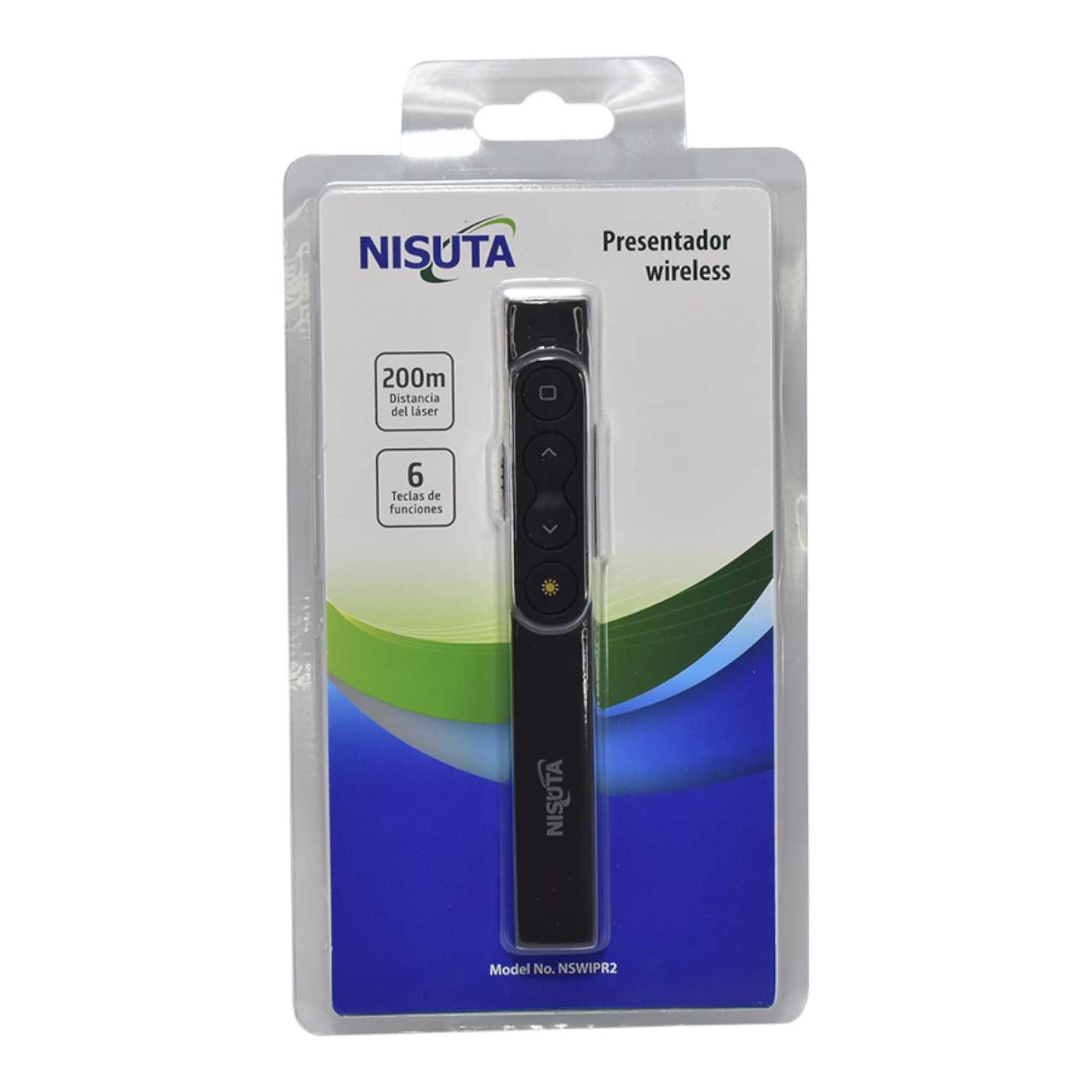 PUNTERO Y PRESENTADOR LASER NISUTA NSWIPR2 WIRELESS 2.4GHZ