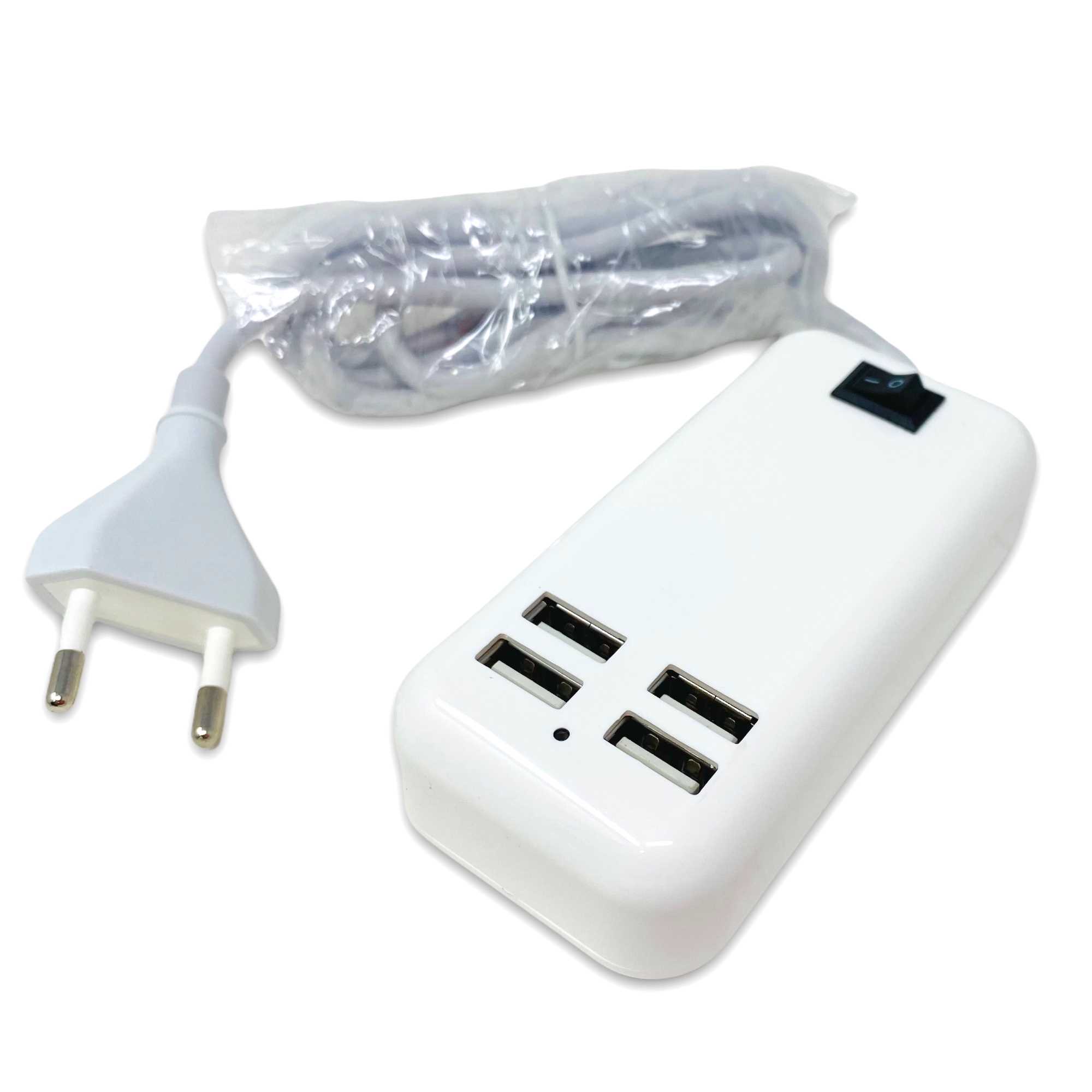CARGADOR 220V A USB 4 X 2.1A 15W