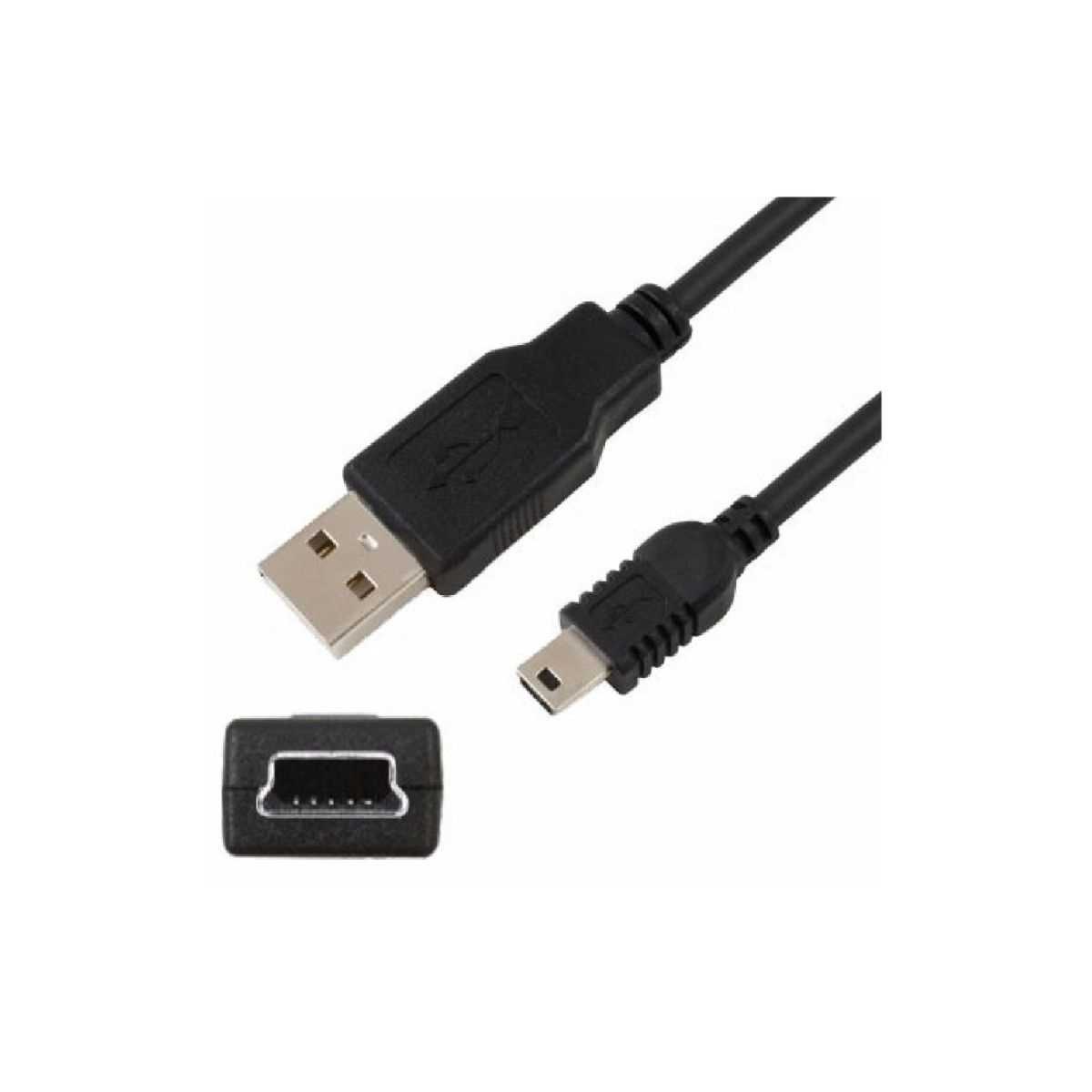 CABLE USB 2.0 MINI DE 5 PINES NETMAK 1.5M NM-C20