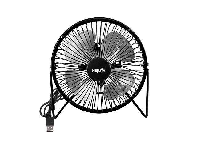 VENTILADOR USB NISUTA METALICO COLORES NSFANUC