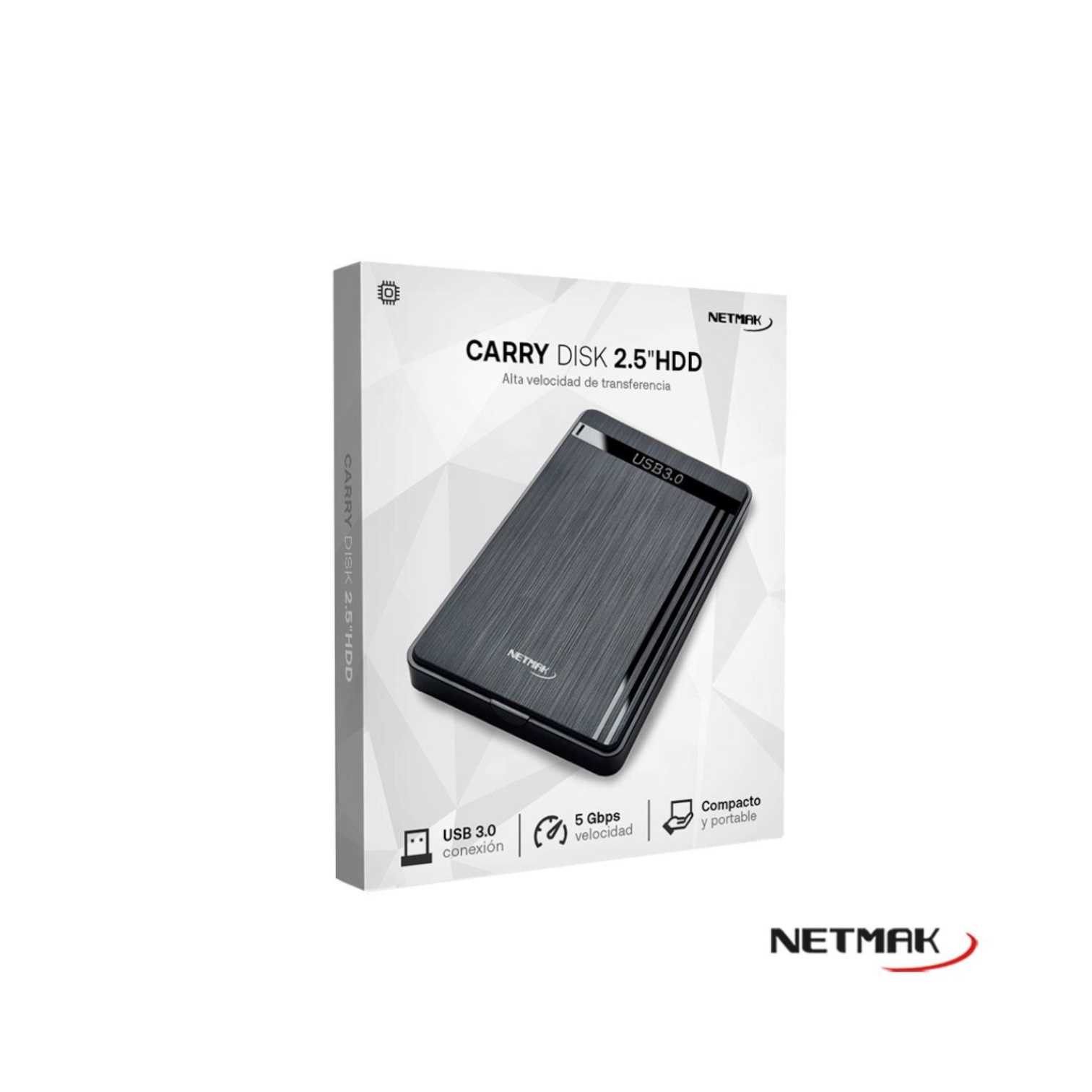 CARRY DISK USB 3.0 NETMAK 2.5  NM-CASE-3 SATA