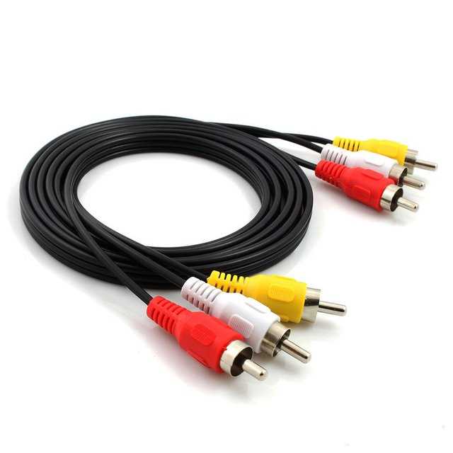 CABLE AUDIO RCA-RCA X3 (AUDIO Y VIDEO) 1.80M NOGANET