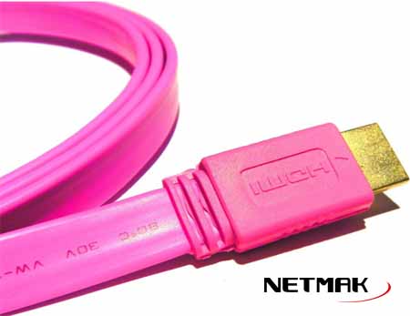 CABLE HDMI NETMAK 1.5M V1.4 MALLADO